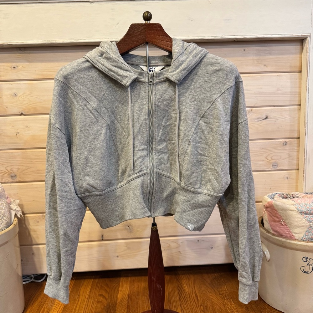 JoyLab Gray Zip-Up Hoodie
